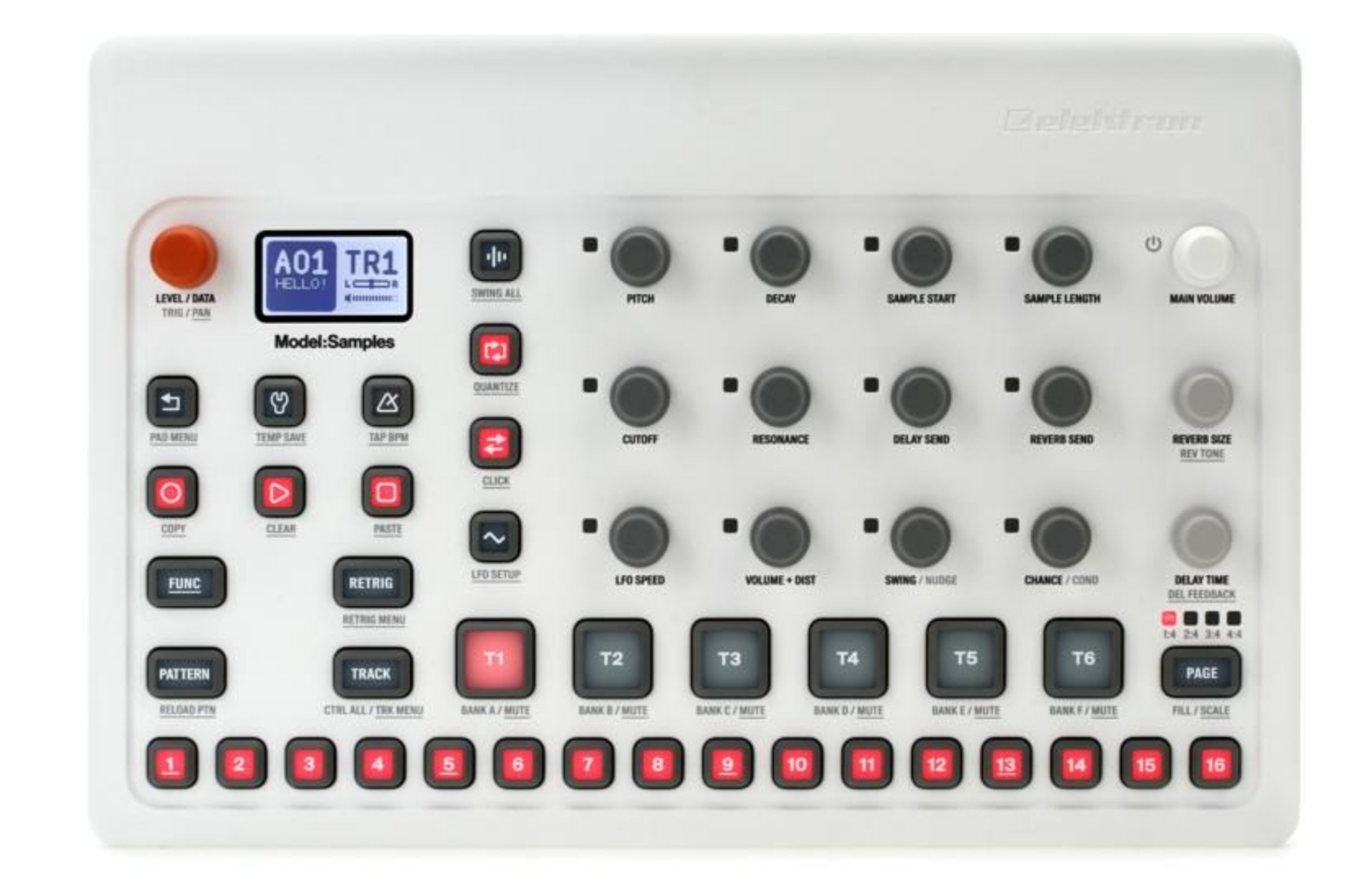Elektron Model:Samples 6-track Sample Based Groovebox
