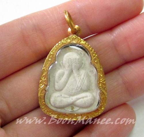 จี้พระปิดตา กรอบทองคำแท้ (Size 2.1 x 2.8 c.m.)