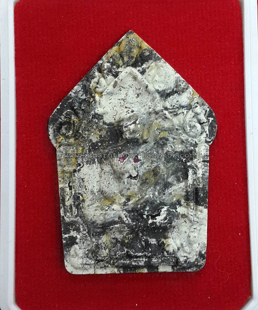 ขุนแผน พรายพุ่มพวง รุ่นแรก วัดทับกระดาน จ.สุพรรณบุรี พิมพ์ใหญ่ เนื้อมงกุฎพยัคฆ์ ขนาดห้อยคอ ปี58