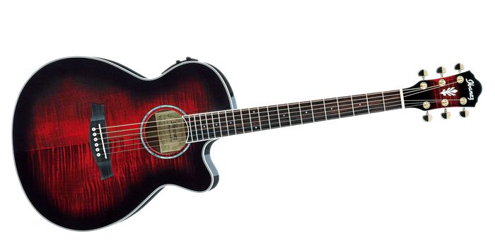 Ibanez AEG20II Flamed Sycamore Top Cutaway Acoustic-Electric Guitar