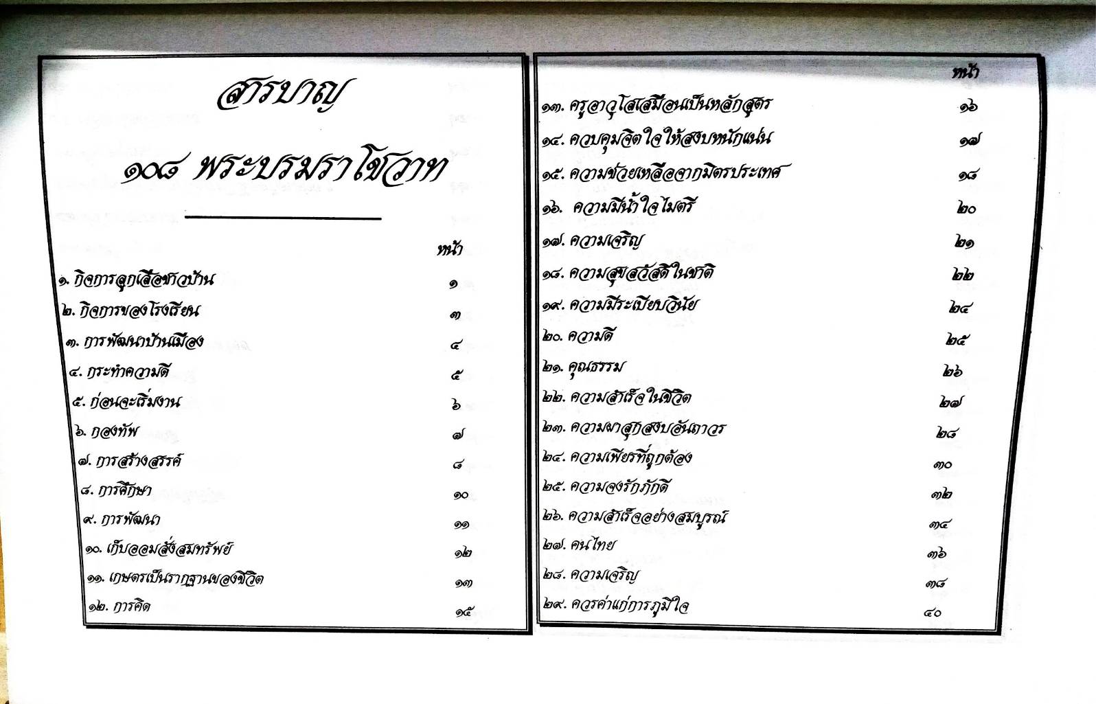 108 พระบรมราโชวาท