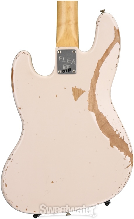 Fender Flea Road Worn Jazz Bass - Shell Pink