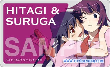 Bakemonogatari Card Decoration Jacket (5) Hitagi & Suruga (แท้)