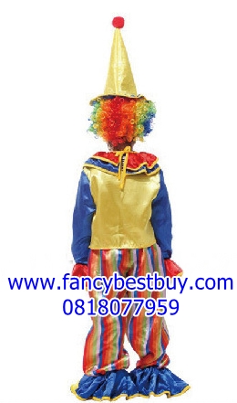 ชุดตัวตลกแฟนซีเด็กโบโซ่ BOSO Costume, Clown มีขนาด M, L
