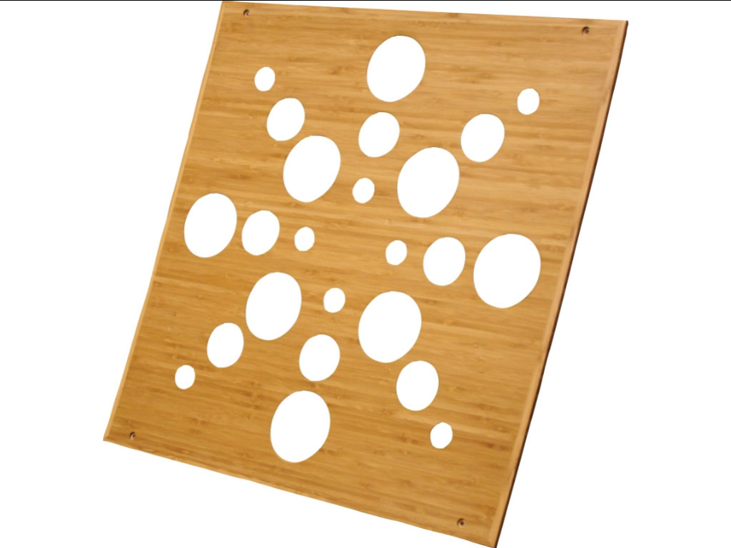 Auralex Bamboo KeyPac 21.5"x21.5"x 0.625" (4 pack) Star