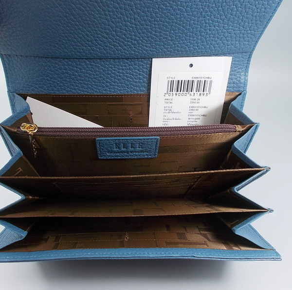 กระเป่าสตางค์ ELLE ฟ้า ใหม่ แท้