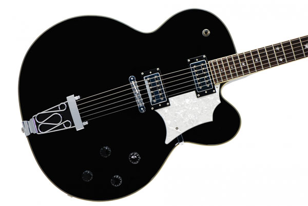 DiPinto Bacchus Semi-Hollow Guitar Black
