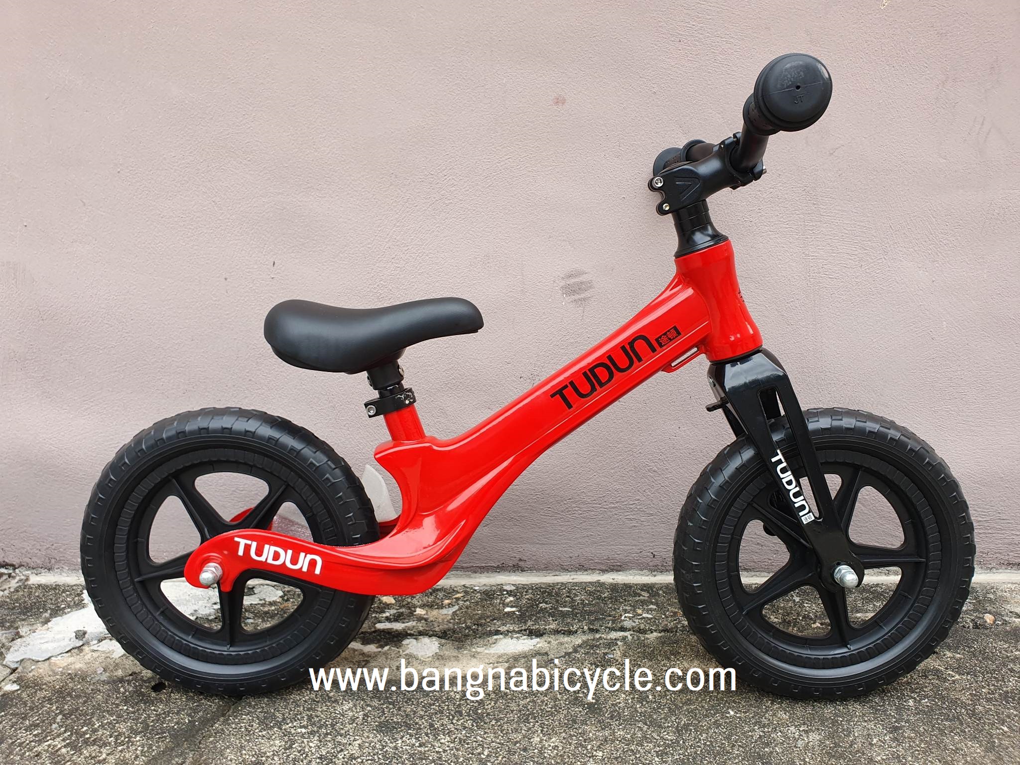 [หมด] รถเด็กขาไถ บาลานซ์ไบค์ ตัวถังอลูมิเนียม TUDUN Balance Bike ล้อแมกซ์ ไม่ต้องเติมลม