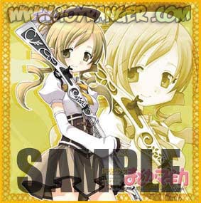 ผ้าเช็ดหน้า Puella Magi Madoka Magica : Tomoe Mami (แท้)