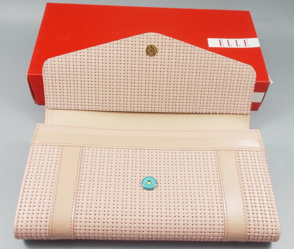 กระเป๋าสตางค์ ELLE พีช ใหม่ แท้