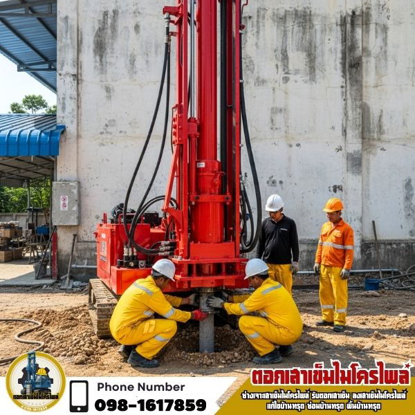 ซ่อมพื้นบ้านทรุด พื้นโรงงานทรุด