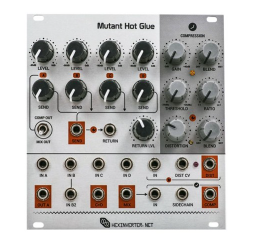 Hexinverter Mutant Hot Glue Analog Bus Mixer