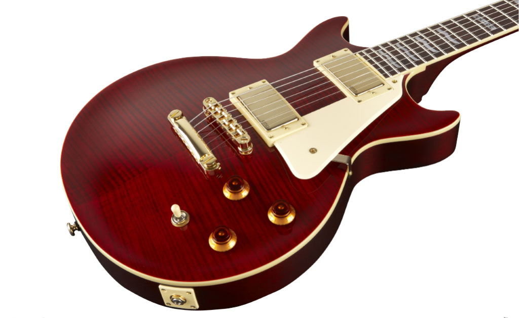 ESP Kirk Hammett Signature KH-DC Electric Guitar See Thru Black Cherry