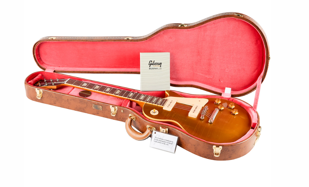 Gibson Custom Murphy Lab 1956 Les Paul Goldtop Reissue Ultra Light Aged Electric Guitar Double Gold