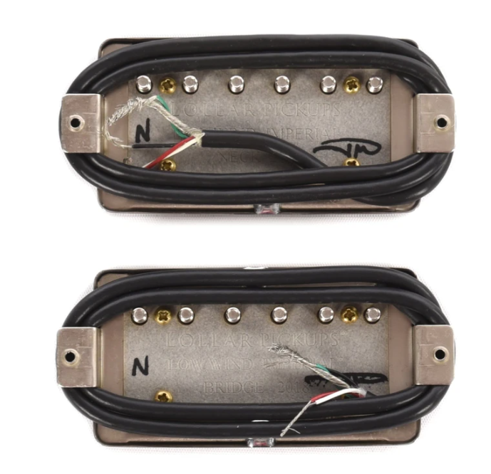 Lollar Imperial Humbucker Low Wind Set Nickel 4-Conductor