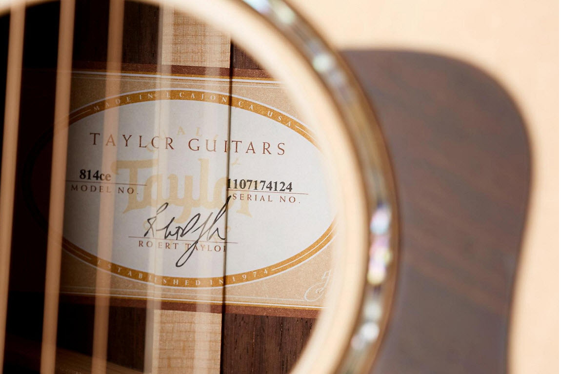 Taylor 814ce Grand Auditorium Cutaway ES2 Acoustic Electric Guitar Natural