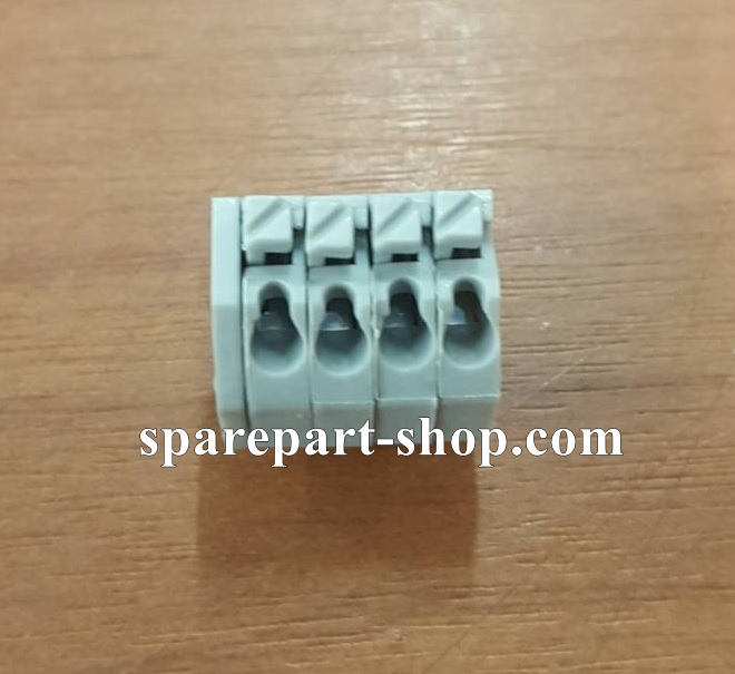Terminal Block 4 Poles, PCB Spring,Pitch 3.5mm