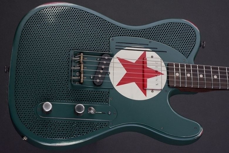 James Trussart Red Star SteelCaster w/ Arcane Tele Pickups