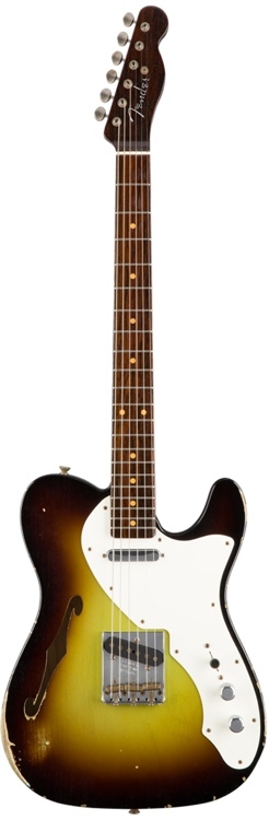 Fender Custom Shop Limited Edition 50s Thinline Tele Relic - Dirty Sonic Burst
