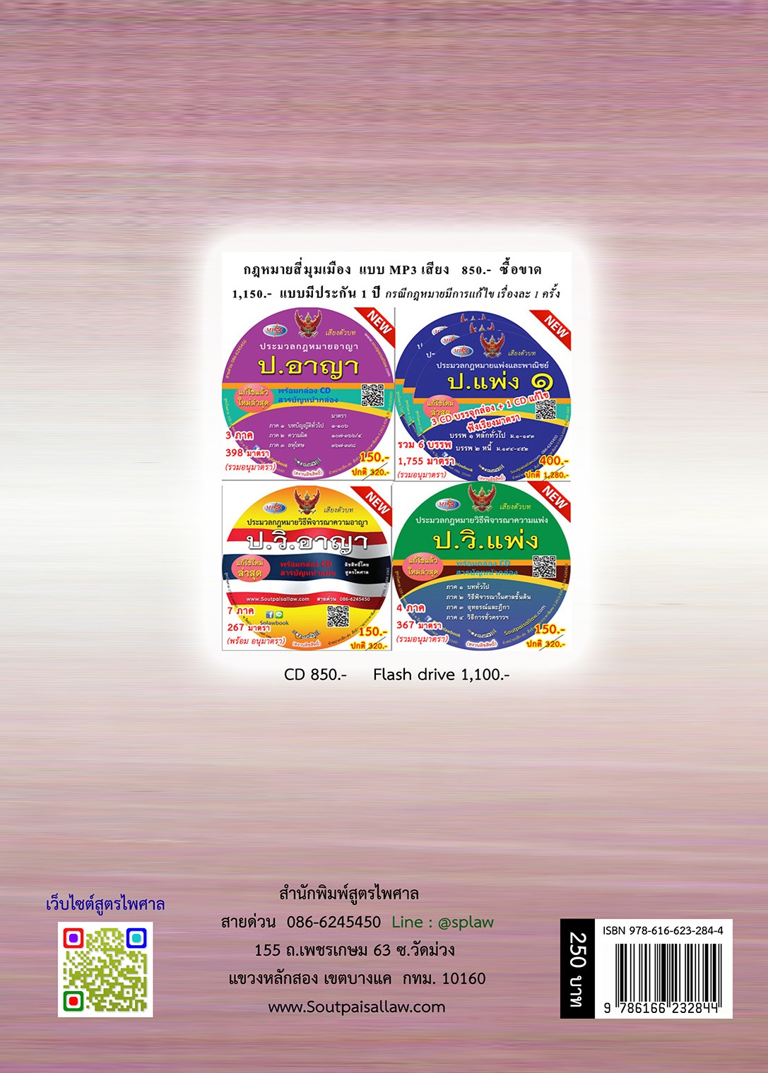 หลักกฎหมายความผิดฐานหมิ่นประมาททางอาญาและทางแพ่ง รวมทั้งคดีดูหมิ่นซึ่งหน้า พร้อมฎีกา