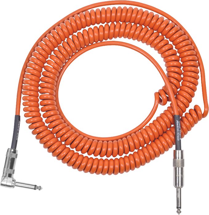 Lava Retro Coil 20 Foot Instrument Cable Straight-Right Angle Assorted Colors
