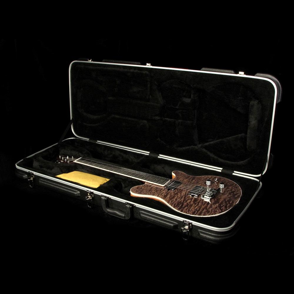 Ernie Ball Music Man BFR Axis Super Sport Tremolo Electric Guitar - Trans Black Quilt Top