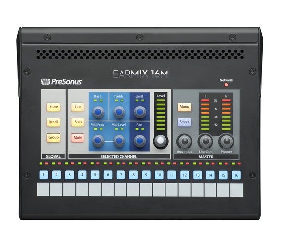 PreSonus EarMix 16M - 16x2 AVB-Networked Personal Monitor Mixer
