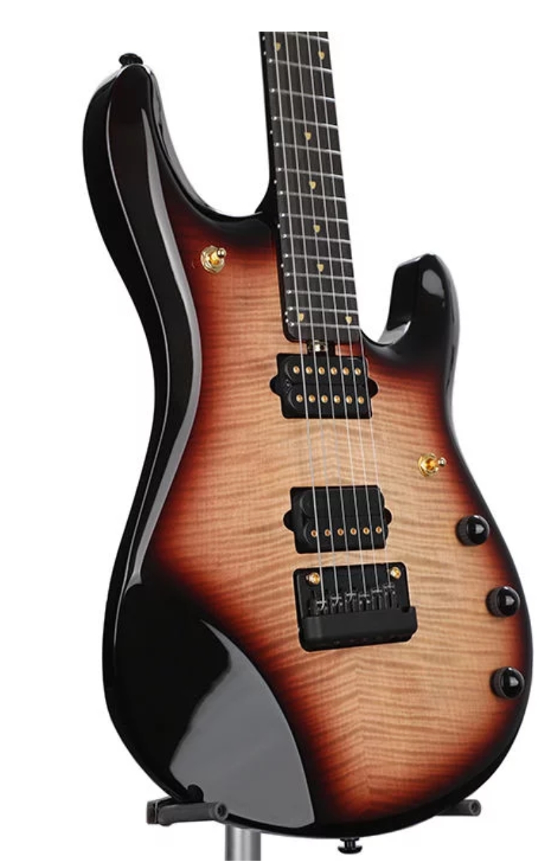 Ernie Ball Music Man JP6 20th Anniversary Electric Guitar - Honey Butter Burst with Ebony Fingerboard