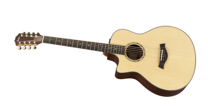 Taylor BAR-8-L Baritone Rosewood/Spruce 8-String Left-Handed Acoustic-Electric Guitar Natural