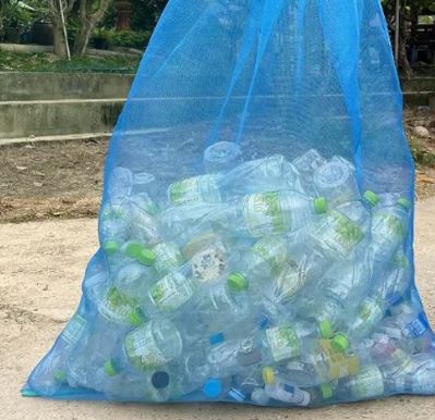 ถุงตาข่าย ถุงไนล่อนมีหูรูด ใส่ขวด/ใส่ของ/ใส่กบ/เลี้ยงหอย