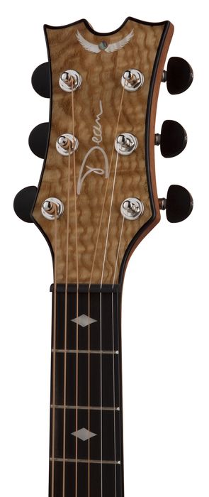Dean Exhibition Quilt Ash Acoustic-Electric Guitar with Aphex