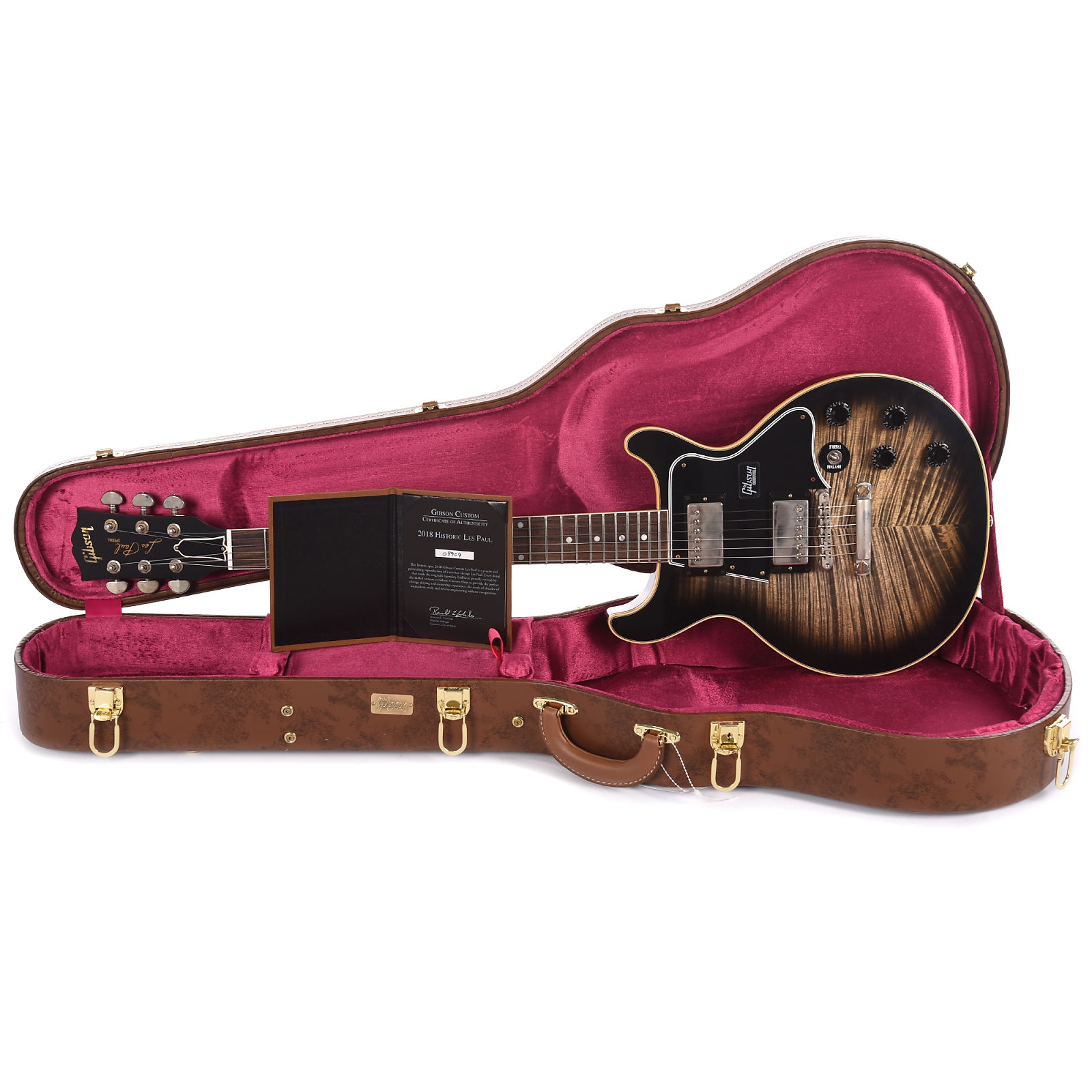 Gibson Custom Shop Les Paul Special DC Figured Cobra Burst w/Humbuckers VOS