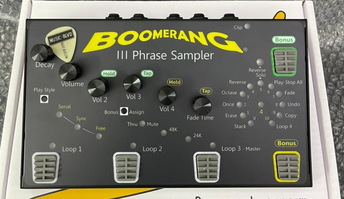 Boomerang III E-156 Phrase Sampler/Looper