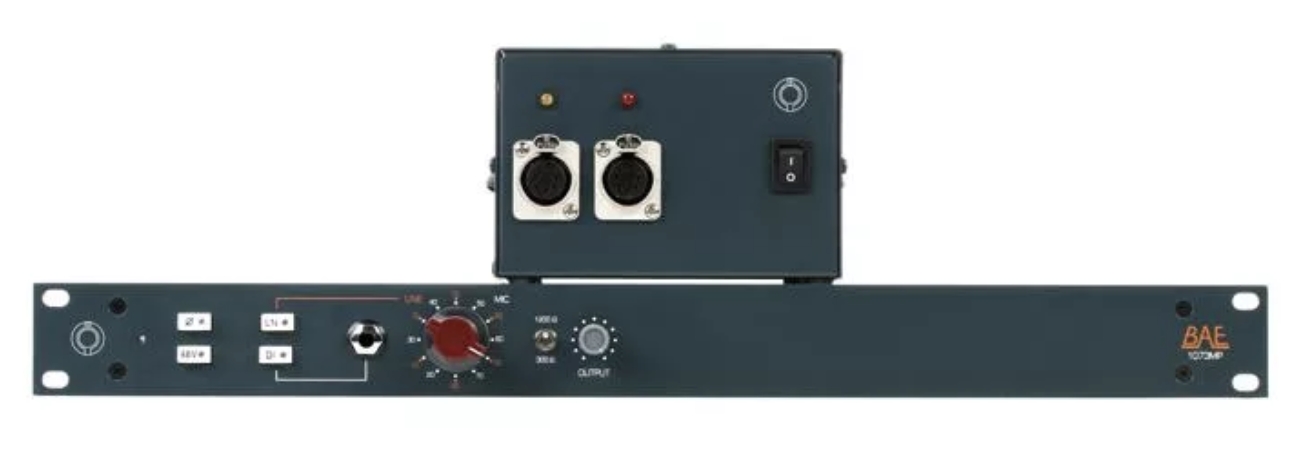 BAE 1073MP Microphone Preamp with Power Supply