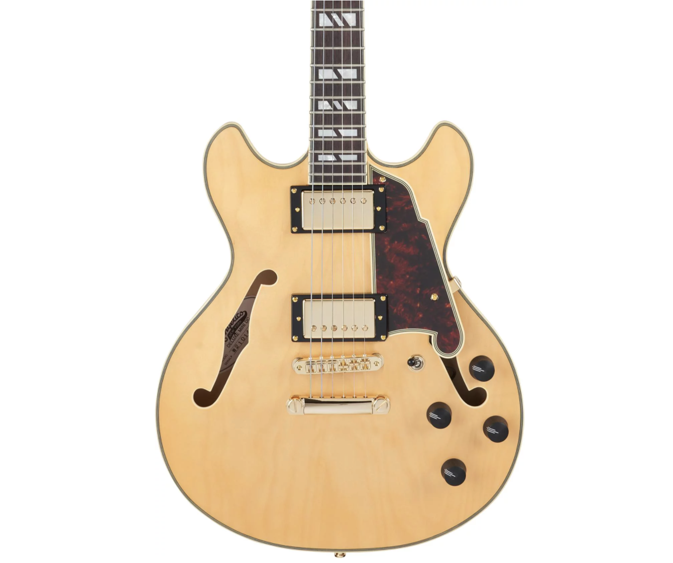 D'Angelico Deluxe Mini DC Semi-hollowbody Electric Guitar