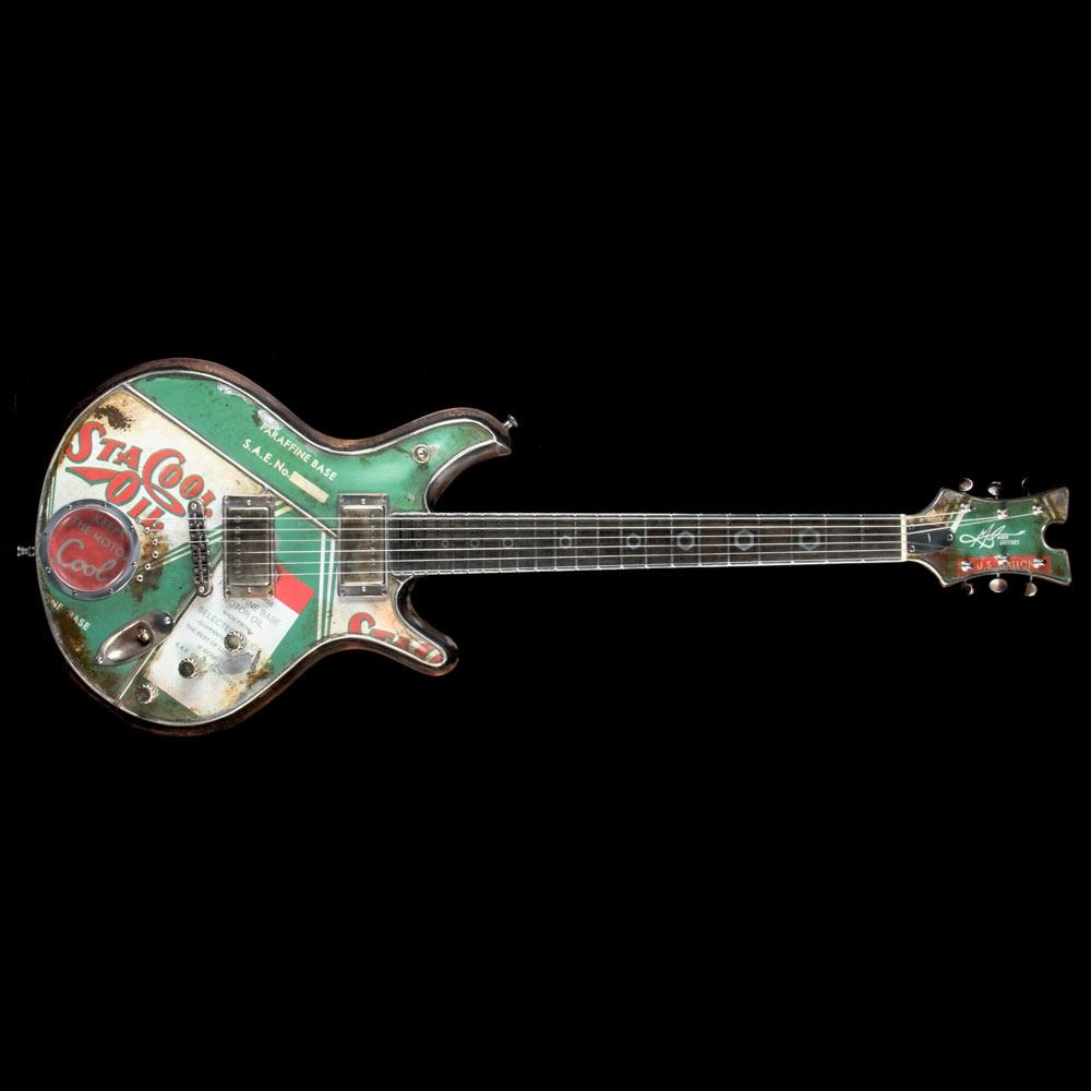 McSwain StaCool SM-1 Electric Guitar - Oil Can Graphic