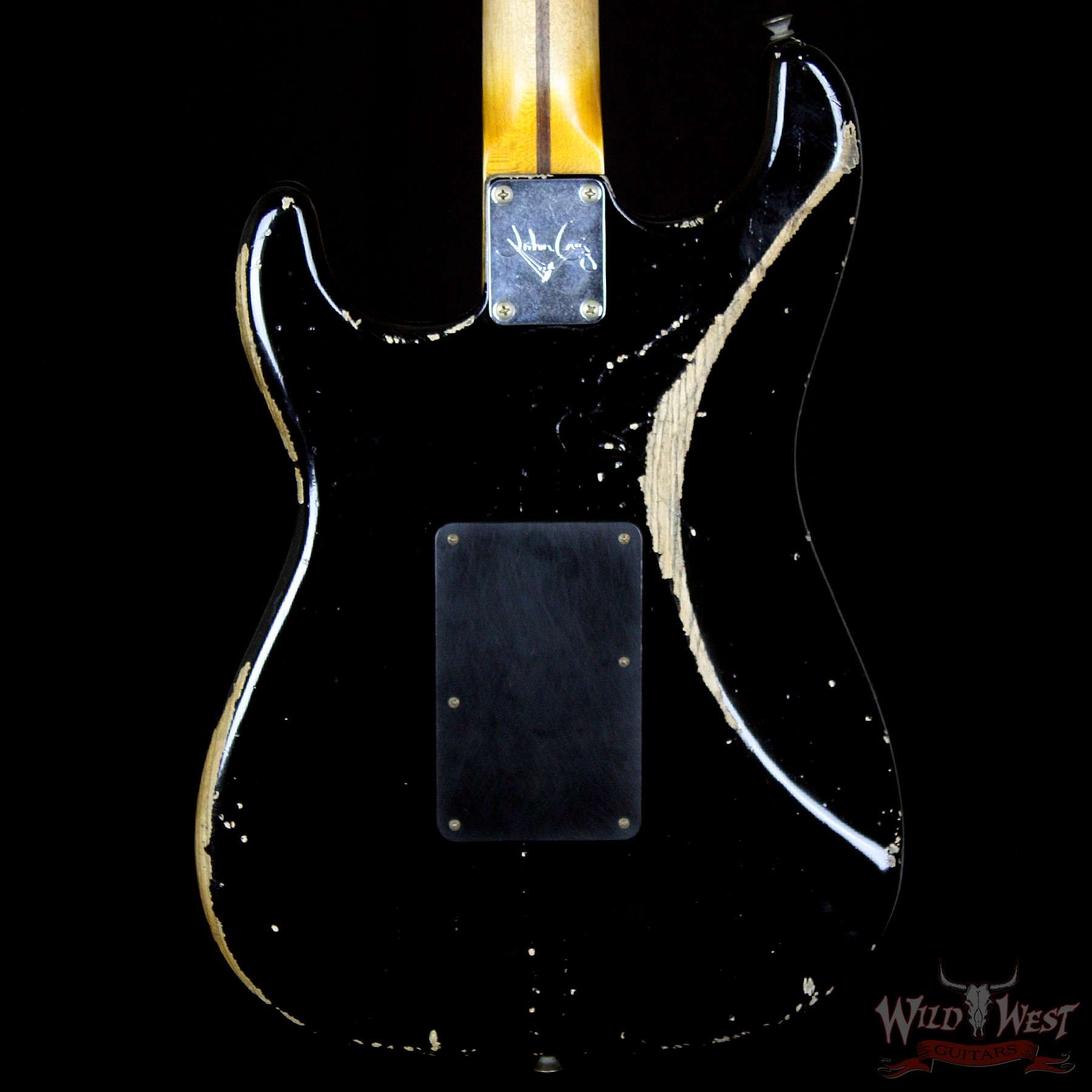 Fender Custom Shop Masterbuilt Relic 1957 Stratocaster Black w/ Floyd by John Cruz