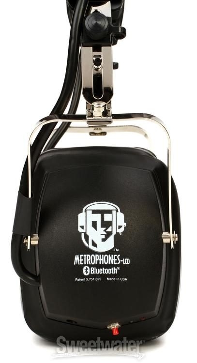 Metrophones Digital LCD Metrophones Isolating Metronome Headphones w/ Bluetooth