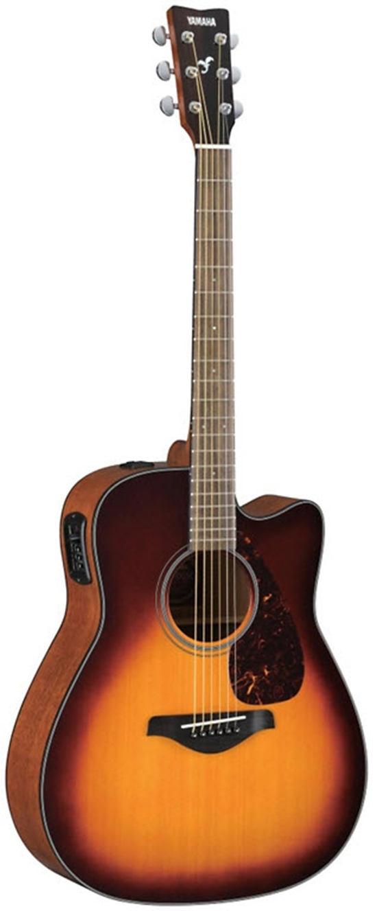 Yamaha FGX700SC Solid Top Cutaway Acoustic-Electric Guitar