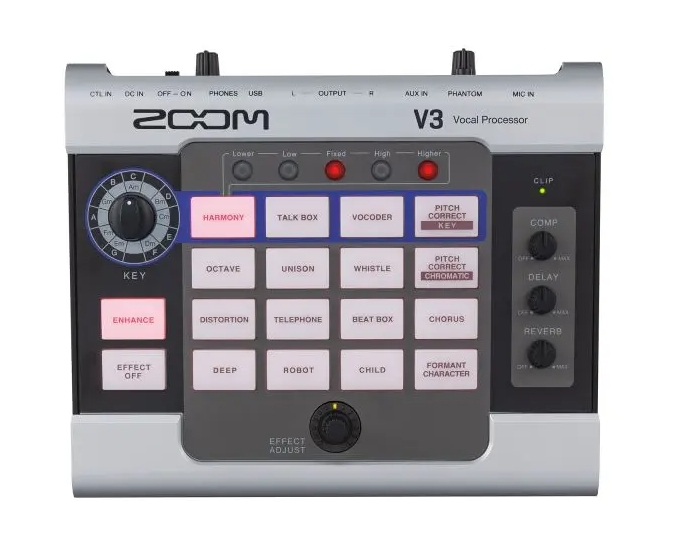 ZOOM V3 VOCAL MULTI-EFFECTS PROCESSOR