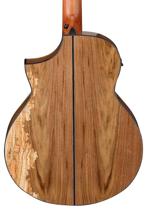 Ibanez AEWB50 Limited Edition Exotic Wood Acoustic-Electric Bass Guitar - Natural