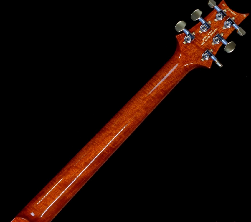 PRS WOOD LIBRARY 10 TOP SPECIAL 22 SEMI-HOLLOW FLAME MAHOGANY NECK BRAZILIAN ROSEWOOD FINGERBOARD ORANGE