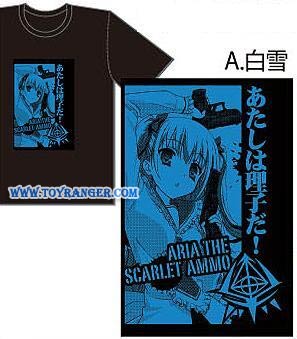 เสื้อยืด Hidan no Aria : Mine Riko (L,แท้)