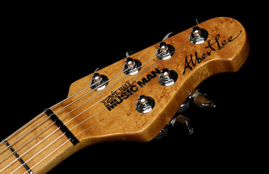 Music Man Limited Edition Albert Lee HH Electric Guitar Neptune Blue