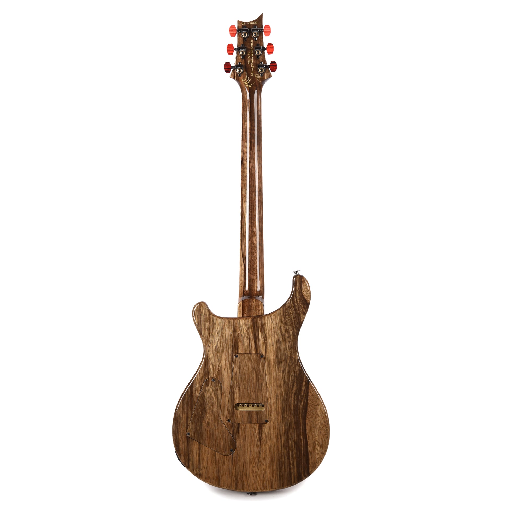 PRS Private Stock Custom 24 Spalted Maple/Black Limba Fire Red Fade w/Stained Curly Maple Fingerboard