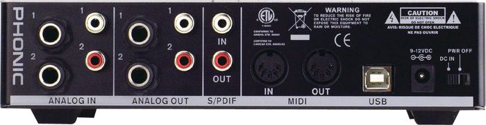 Phonic FIREFLY 302 USB Portable 5X6 USB Interface