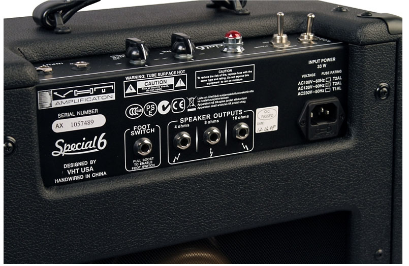 VHT Special 6 6W 1x10 Combo Amp