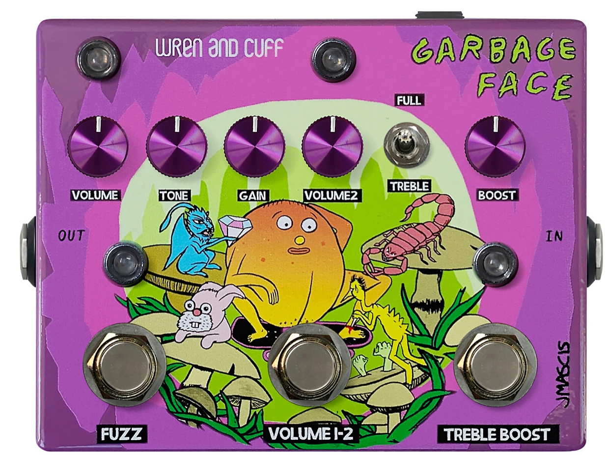 Wren And Cuff Garbage Face J Mascis Signature Purple