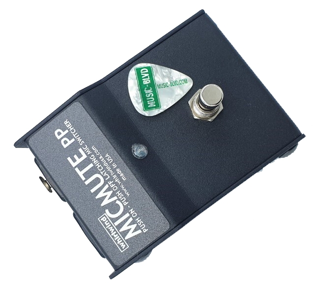 Whirlwind Micmute PP Push-On/Push-Off Audio Switch (Pedal)