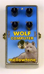 Mellowtone Wolf Computer Fuzz Pedal in Blue